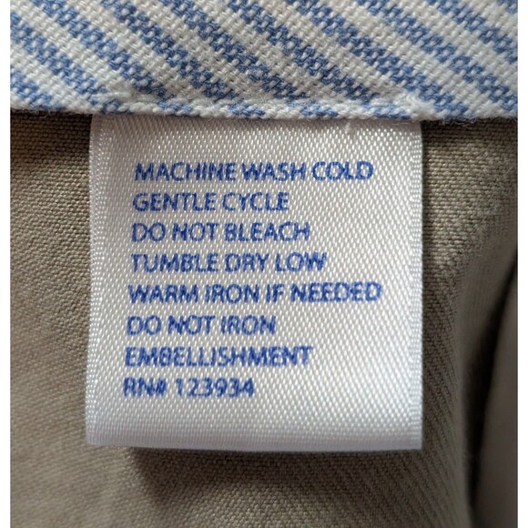 Southern Tide Size 38X33 Pants Skipjack Classic Fit Cotton Blend Khakis Chino - Picture 10 of 12